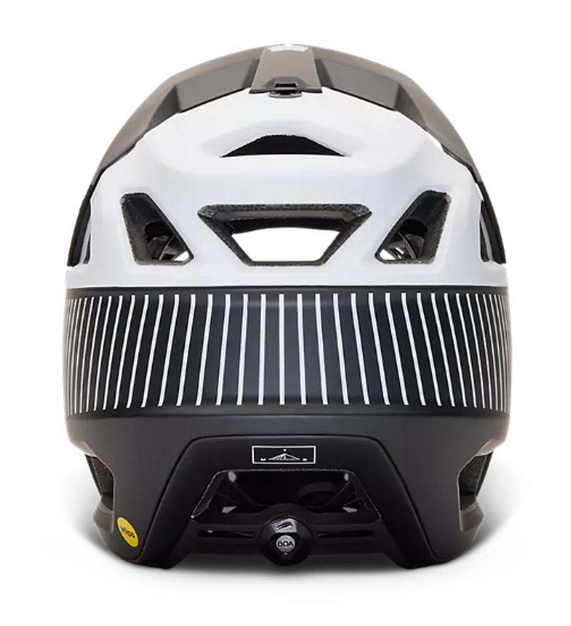 Fox Racing Proframe RS Mash Helmet in Black/White-4